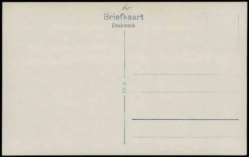 Postkaart Amsterdam Amsterdam Straßenbahn Postkantoor 1928