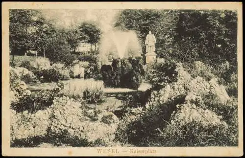 Ansichtskarte Wesel Kaiserplatz 1917