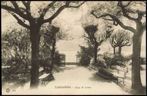 Cartoline Cadenabbia Lago di Como. 1913