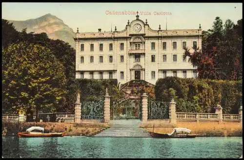 Cartoline Cadenabbia Villa Carlotta 1907