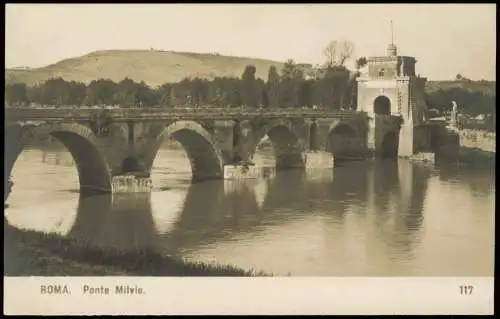 Cartoline Rom Roma Ponte Milvio - Fotokarte 1925