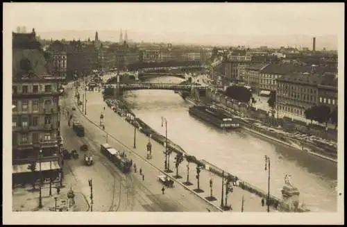 Ansichtskarte Wien Schwedenplatz 1930