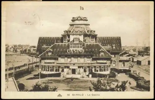 CPA Saint-Malo Le Casino 1936