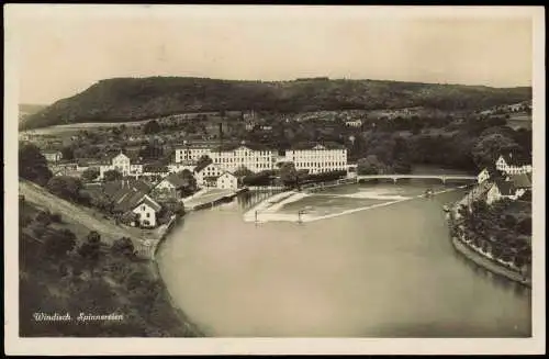 Ansichtskarte Windisch Spinnereien Industrie 1927  Aargau Schweiz