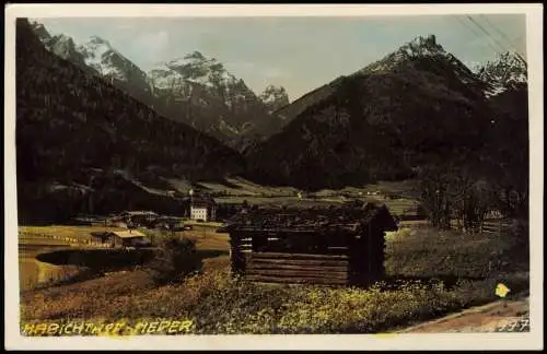 Ansichtskarte Neder (Gemeinde Neustift) Habichthof Colorfotokarte 1930