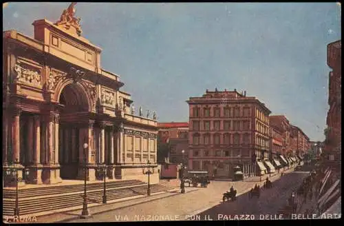 Cartoline Rom Roma Via Nazionale 1913