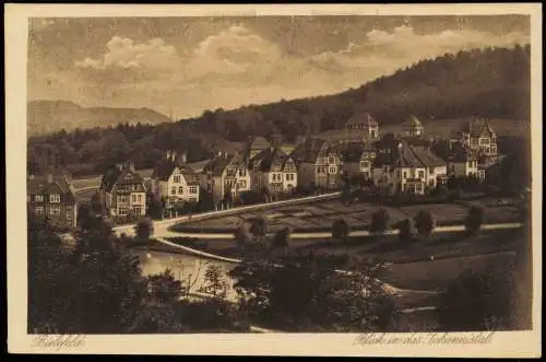 Ansichtskarte Bielefeld Johannistal Villen 1928