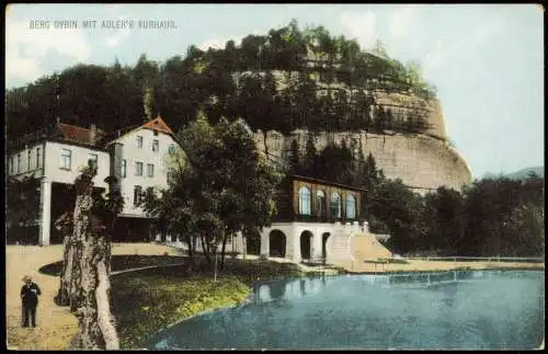 Ansichtskarte Oybin Adlers Kurhaus - Oberlausitz 1912