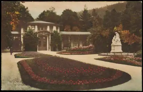 Ansichtskarte Bad Elster Salzquelle - Colorfotokarte 1924