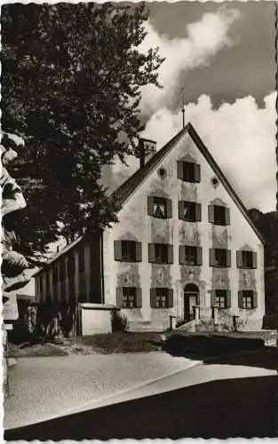 Ansichtskarte Oberammergau Historisches Forsthaus 1960