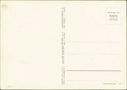 Dresden Luftbild - Frauenkirche v. d. Zerstörung 1945/1963 Walter Hahn:12965