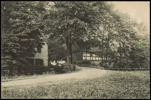 Langebrück-Dresden Grundmühle am Eingange zum Seifersdorfer Tal 1917