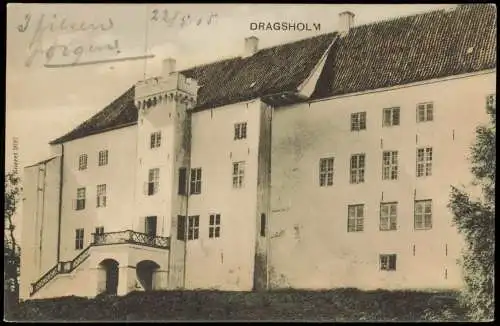 Postcard Dragsholm Schloß 1905  Dänemark Danmark Seeland