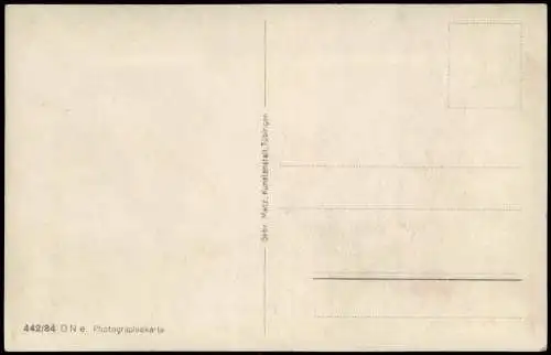 Ansichtskarte Hechingen Burg Hohenzollern im Nebelmeer - Stimmungsbild 1930