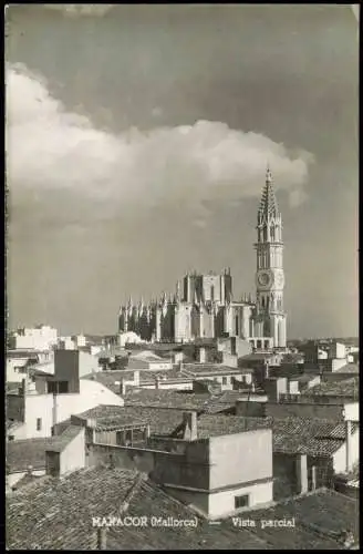 Postales Manacor Mallorca Stadtansicht 1963