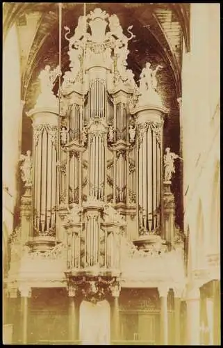 Postkaart Haarlem Kathedrale - Orgel 1907   Holland