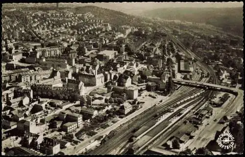 Ansichtskarte Pforzheim Luftbild Fliegeraufnahme 1964