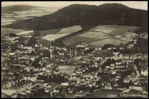 Ansichtskarte Löbau Luftbild Fliegeraufnahme 1933