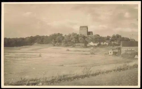 Ansichtskarte Petersberg (Saalekreis) Ansicht Petersberg und Kloster 1955