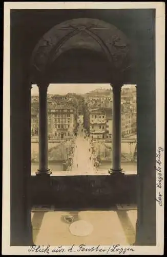 Cartolina Rom Roma Panorama dalla loggia di Castel S. Angelo. 1930