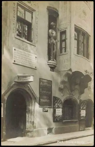 Ansichtskarte Innsbruck Gasthof zum Burgriesen - Fotokarte 1910