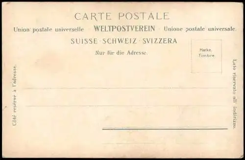 Cartolina Chiavenna Straßenpartie Via 1907