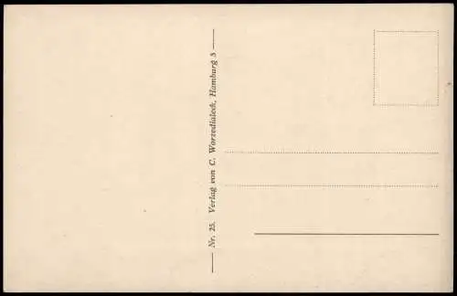 Ansichtskarte Hamburg Fleet b. d. Gröningerstraße 1928