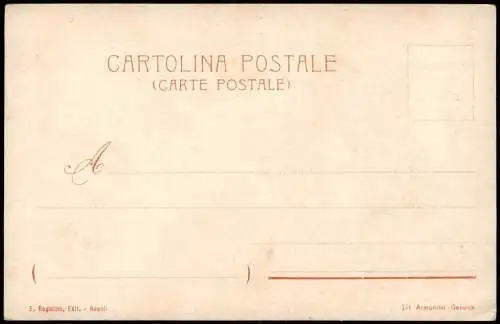 Amalfi Grand Hôtel dei Cappuccini Geistlicher Künstlerkarte 1908