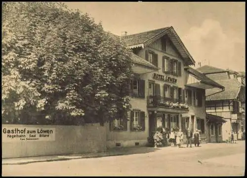 Ansichtskarte Bern (Schweiz) Berne Bümpliz Gasthof Löwen 1919