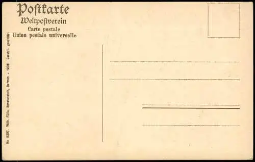 Ansichtskarte Barmen-Wuppertal Wertherstrasse. Altbergische Häuser. 1906