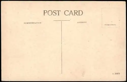 Postcard Theog Shimla Indien On the road Typen Mann und Esel 1917  India