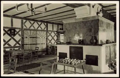 Ansichtskarte Sasbachwalden Sternenwirtshaus Hohritt - Stube 1934