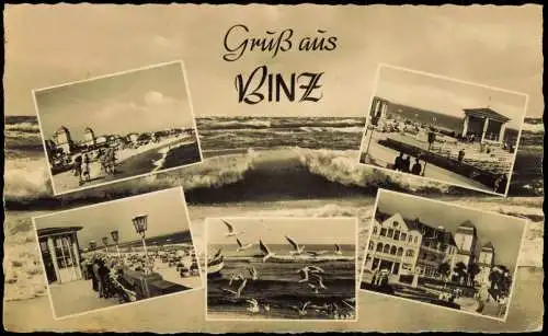 8 Ansichtskarten Binz (Rügen) 1930-1963