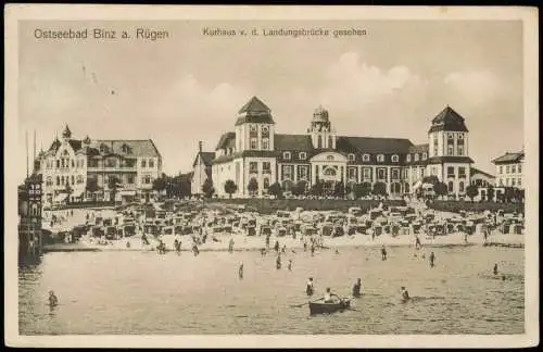 8 Ansichtskarten Binz (Rügen) 1930-1963