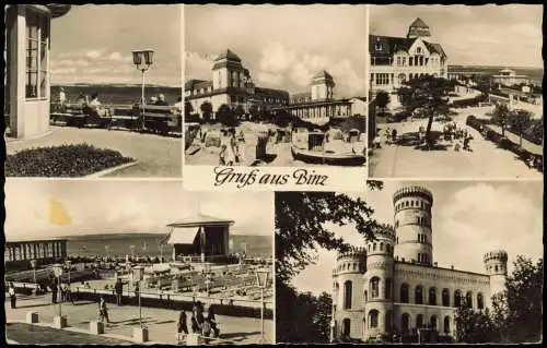 8 Ansichtskarten Binz (Rügen) 1930-1963