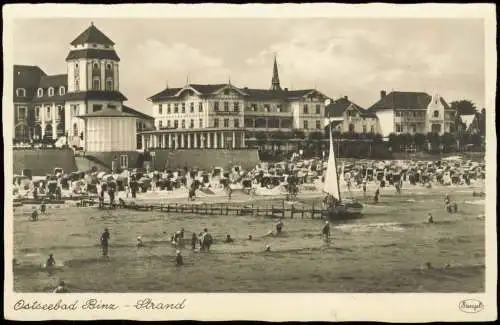 8 Ansichtskarten Binz (Rügen) 1930-1963