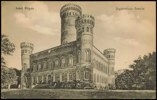 3 Ansichtskarten Lot Binz (Rügen) Jagdschloss Granitz ca.1940