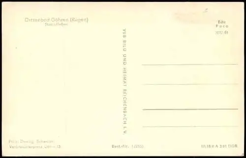 3 Ansichtskarten Göhren (Rügen) Strandansichten ca1960