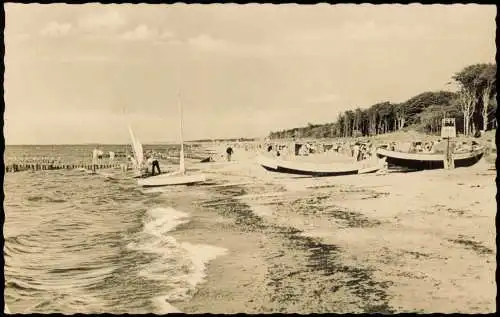 7 Ansichtskarten Graal-Müritz Strand Dünen Windmühle ca.1960