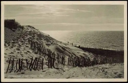 7 Ansichtskarten Graal-Müritz Strand Dünen Windmühle ca.1960