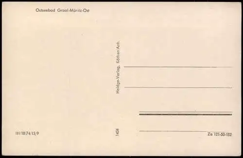 7 Ansichtskarten Graal-Müritz Strand Dünen Windmühle ca.1960