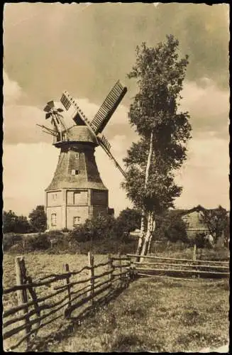 7 Ansichtskarten Graal-Müritz Strand Dünen Windmühle ca.1960