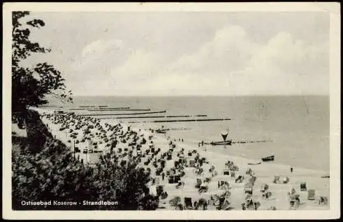 Lot 5 Ansichtskarten Koserow Usedom Strandansichten 1930/1950