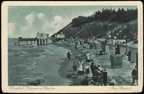 Lot 5 Ansichtskarten Koserow Usedom Strandansichten 1930/1950