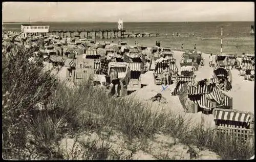 Lot 3 Ansichtskarten Zinnowitz Konzertplatz, Strandansichten 1953/1963