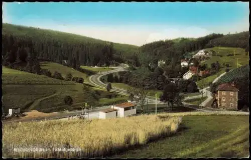 Ansichtskarte Bischofsgrün Straße im Maintal Colorfoto AK 1964