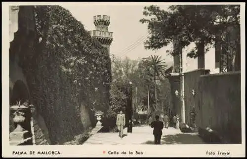 Postale Palma ( de Mallorca) Calle de la Seo - Fotokarte 1964