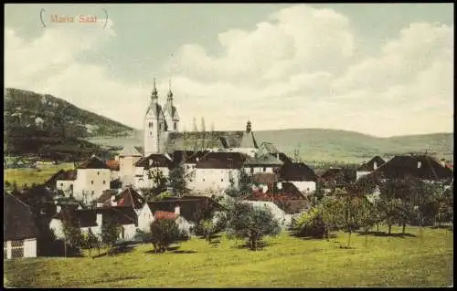 Ansichtskarte Maria Saal Gospa Sveta Stadtblick 1910  Kärnten