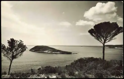 Postale Magaluf (Mallorca) Islote de Sa Porrasa 1962