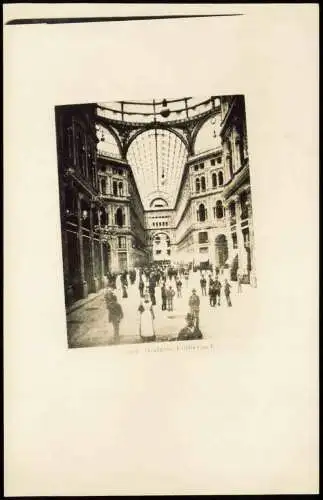 Cartolina Neapel Napoli Galerie Umberto L. 1922